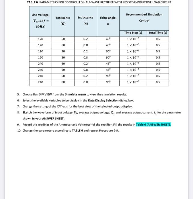 Solved TITLE HALF WAVE RECTIFIERS OBJECTIVE • To understand