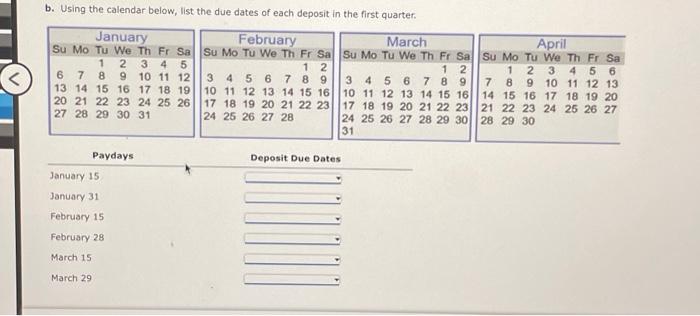 a. Complese Schedule B of Form 941 below for the | Chegg.com