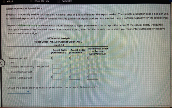 Solved Show Me How Calculator eBook Accept Business at | Chegg.com