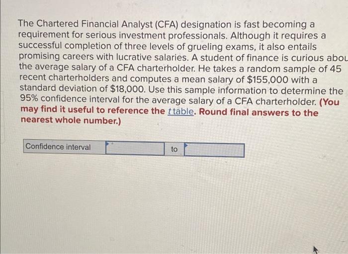 solved-the-chartered-financial-analyst-cfa-designation-is-chegg