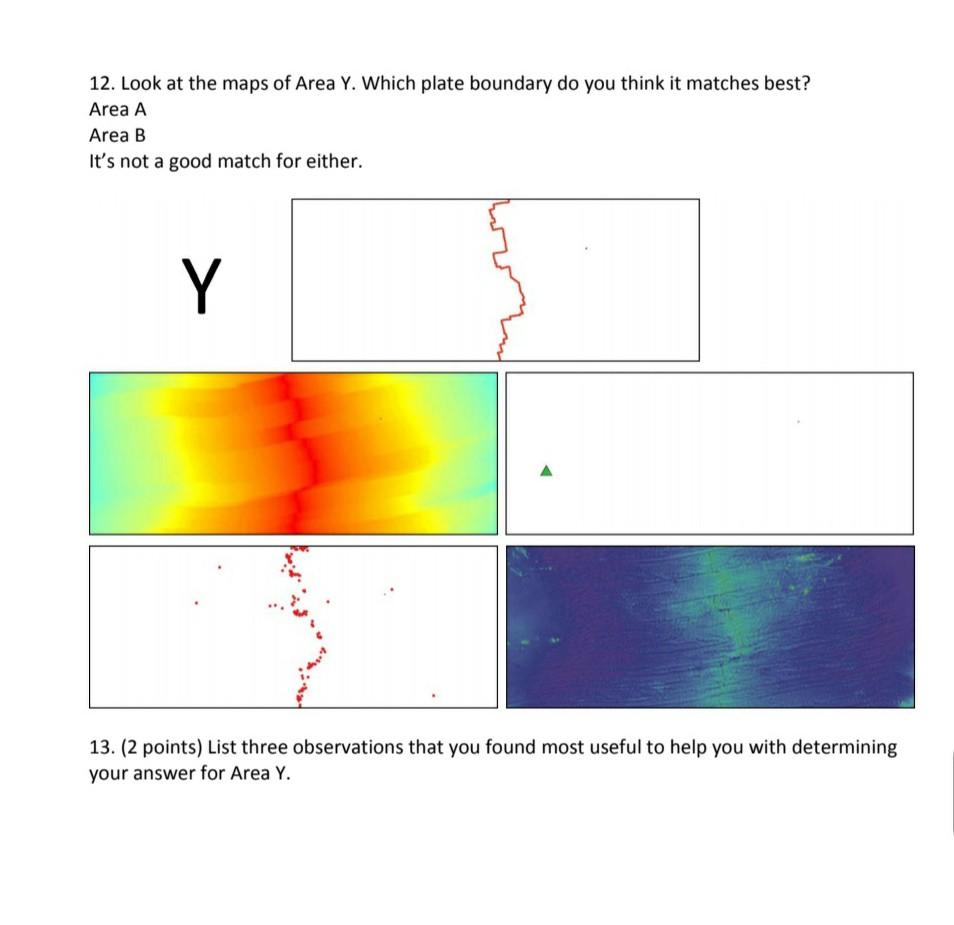 Solved 2. (2 points) Look at the maps of Area A. Carefully | Chegg.com