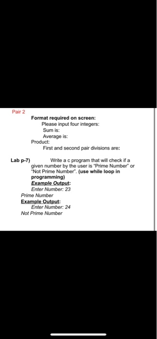 Solved LAB #2: For Problems 1-7 Design An Algorithm; | Chegg.com