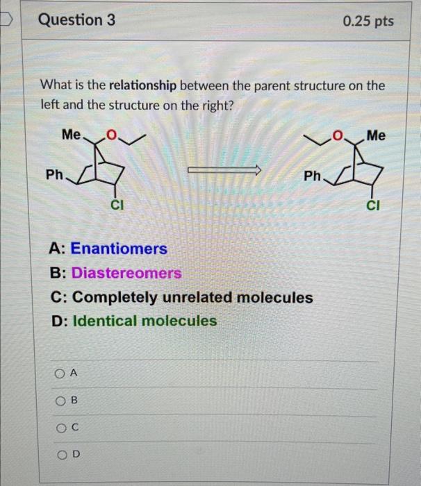 Solved what is the relationship between the parent structure | Chegg.com
