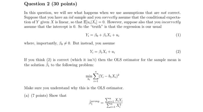 Solved Question 2 (30 Points) In This Question, We Will See | Chegg.com