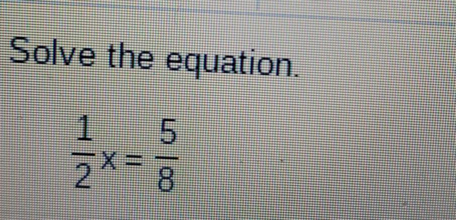 Solved Solve the equation. 2x 1 5 2X = 8 | Chegg.com