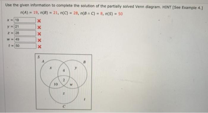 Solved Use the given information to complete the solution of | Chegg.com