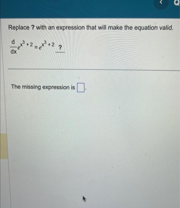 Solved Replace ? with an expression that will make the | Chegg.com