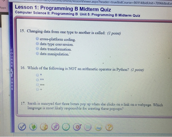 Solved Belo Computer Science Programming B: Programming B | Chegg.com