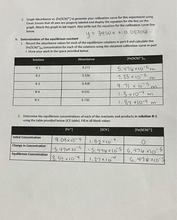 Solved 3. Determine The Equilibrium Concentrations Of Each | Chegg.com