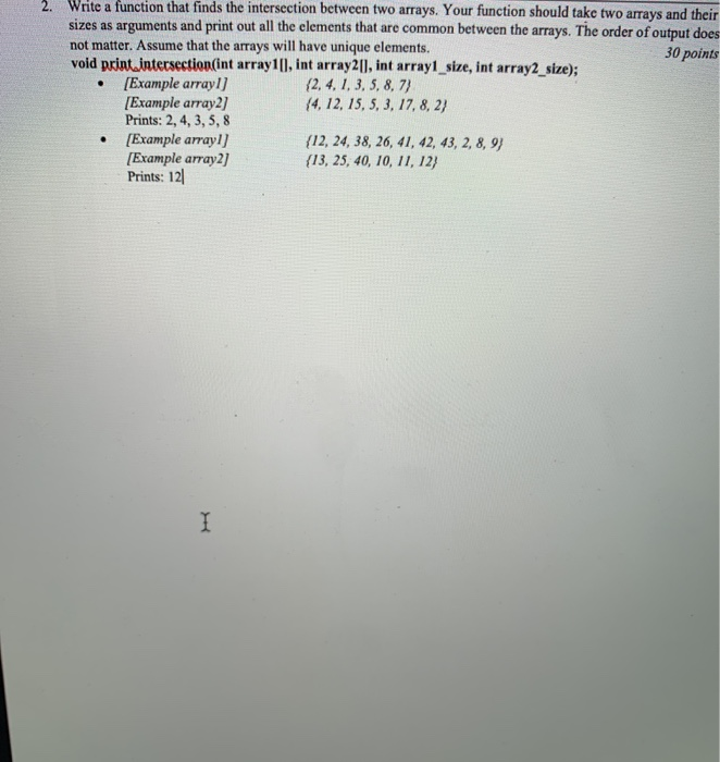Solved 2 Write A Function That Finds The Intersection Chegg Solved 2 Write A Function That Finds The Intersection Chegg