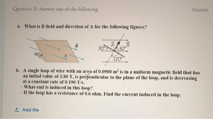 Solved Question Ii Answer One Of The Following 10 Points Chegg Com