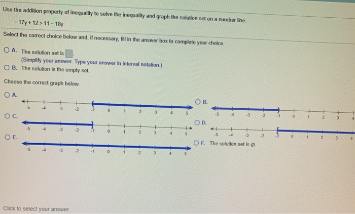 Solved Express The Solution Set Of The Inequality In Inte Chegg Com