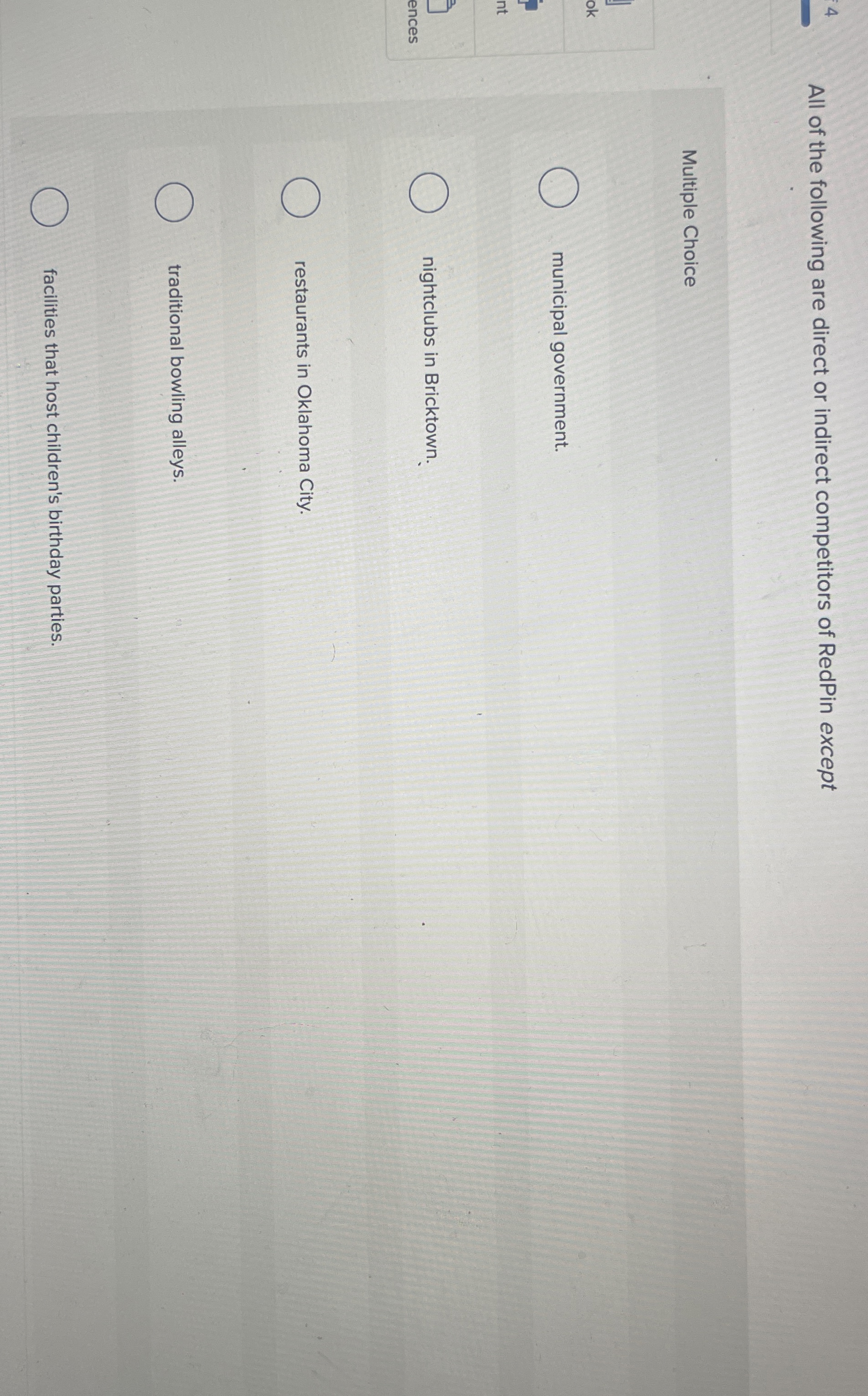 Solved All of the following are direct or indirect | Chegg.com