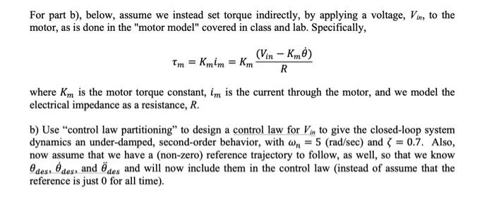 Problem 2. Control law partitioning. See Lecture 3 | Chegg.com