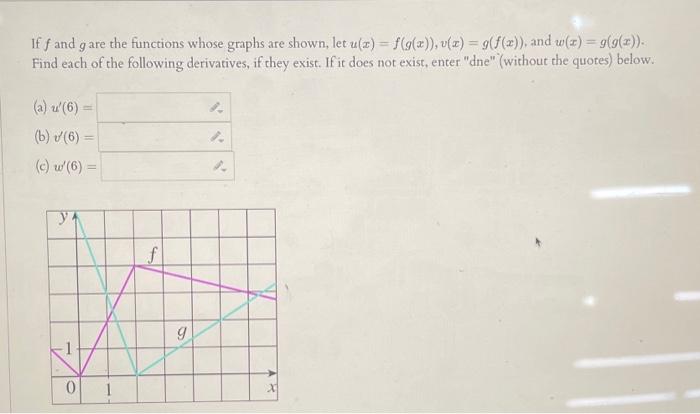 Solved If f and g are the functions whose graphs are shown, | Chegg.com