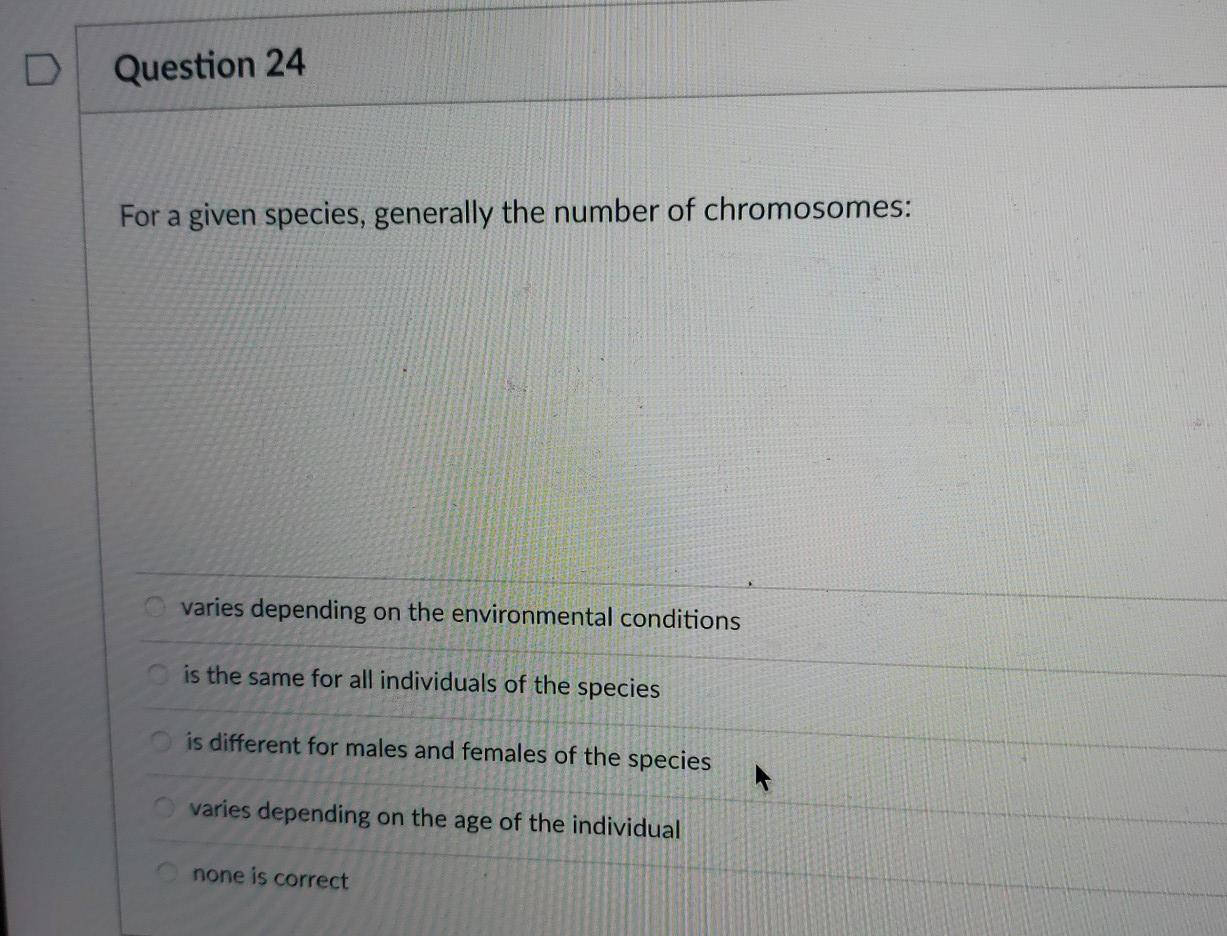Solved D Question 22 The science of genetics is concerned | Chegg.com