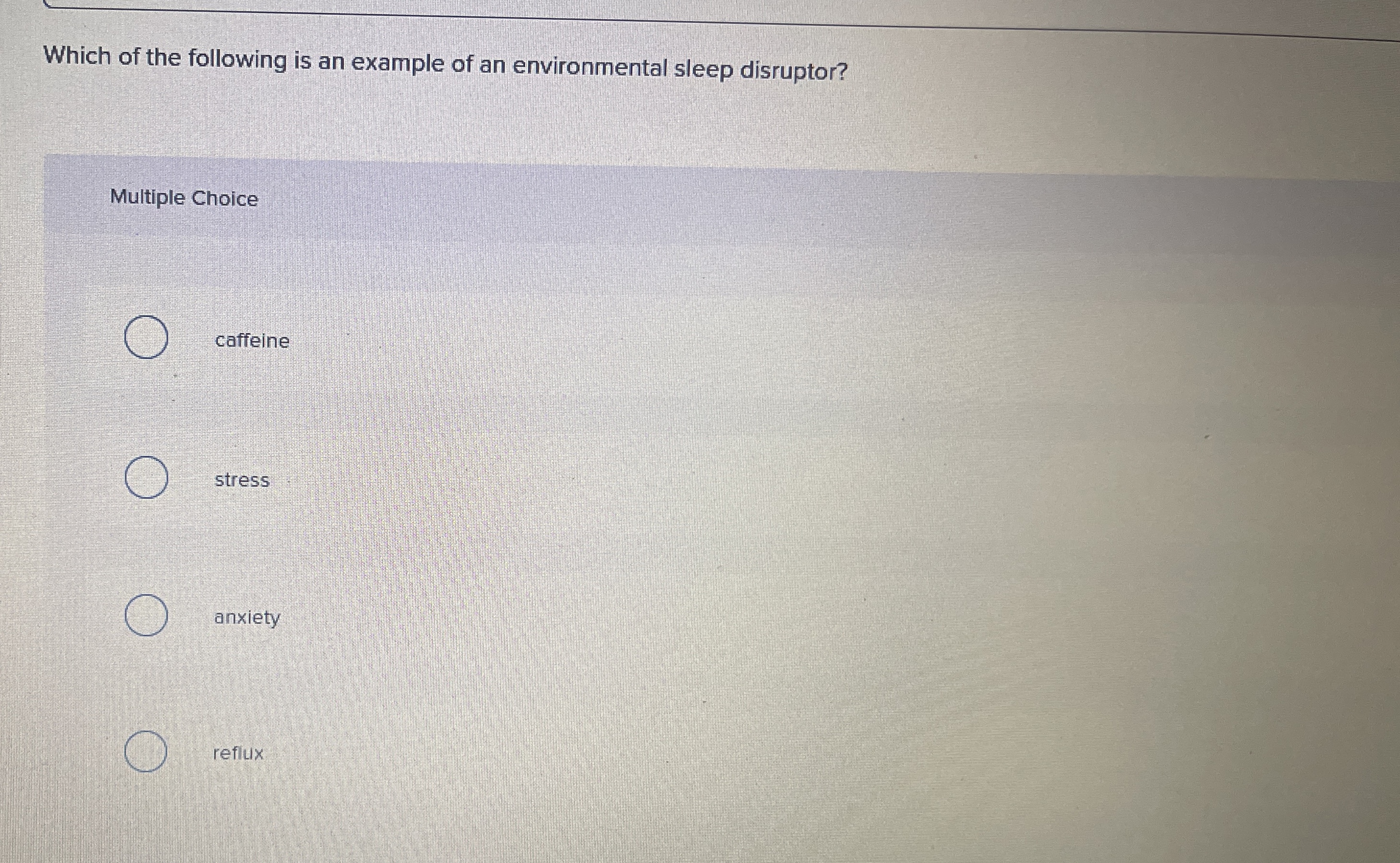 Solved Which of the following is an example of an