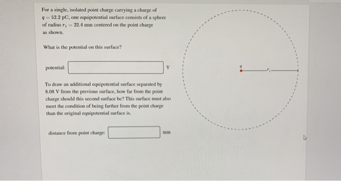 Single Isolated Charges Examples Solved For a single, isolated point charge carrying a charge | Chegg.com