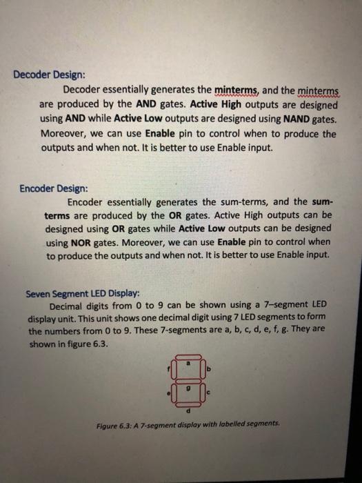 Introduction: The encoder and decoder circuits are | Chegg.com
