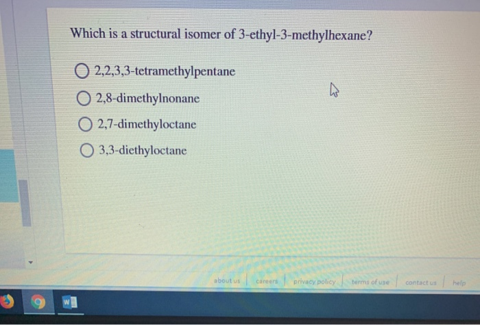Solved Which is a structural isomer of | Chegg.com