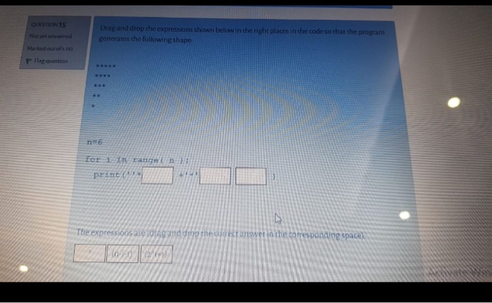 Solved QUESTION IS Notywered Drag and drop the expressions | Chegg.com