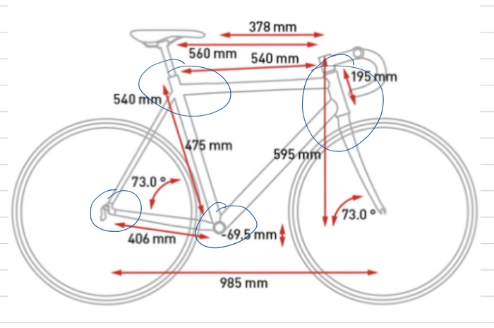 bike dimensions