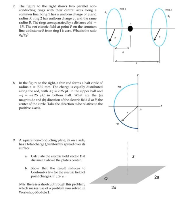 Solved 7. The figure to the right shows two parallel | Chegg.com