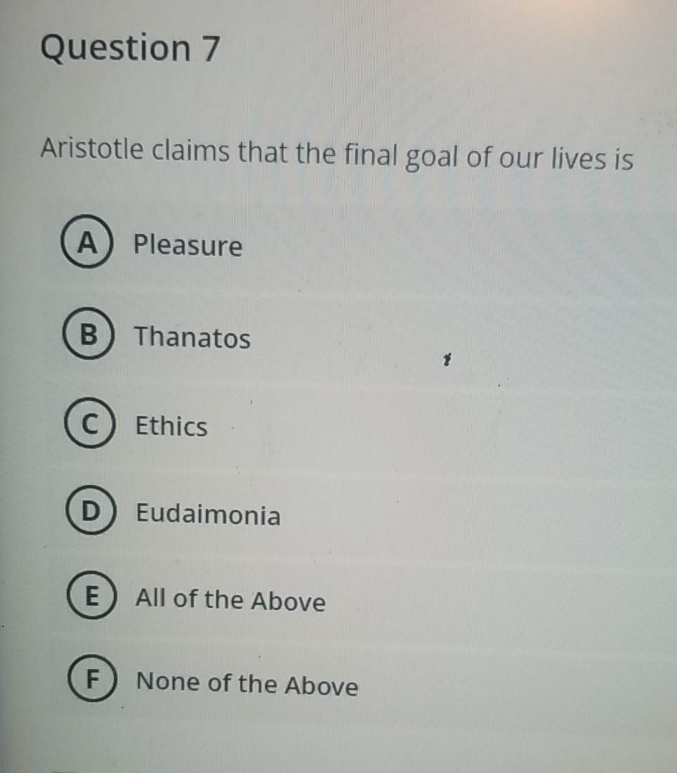 Solved Test Content Question 1 It is Not one of the virtues | Chegg.com