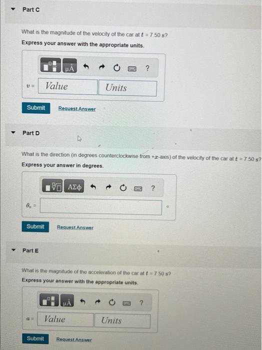 [Solved] A remotecontrolled car is moving in a vacant par
