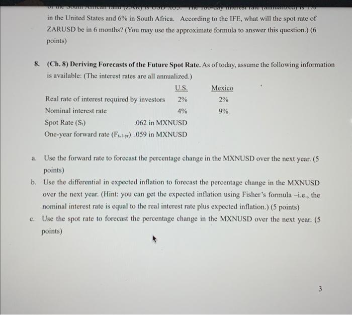 Solved 1. (Ch. 7) Triangular Arbitrage. Assume The Following | Chegg.com