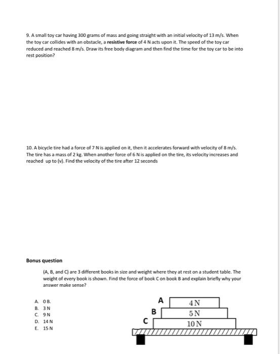 Solved 1. When an object resist change, like a body in a | Chegg.com