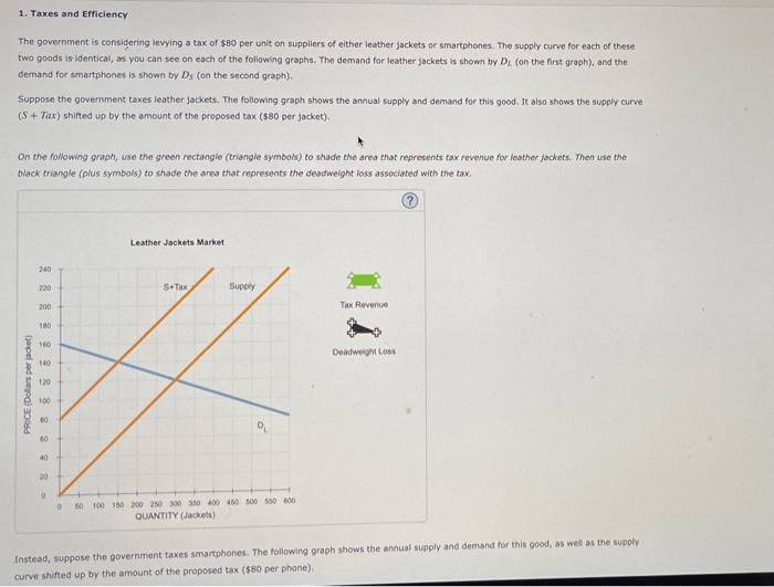 solved-1-taxes-and-efficiency-the-government-is-considering-chegg