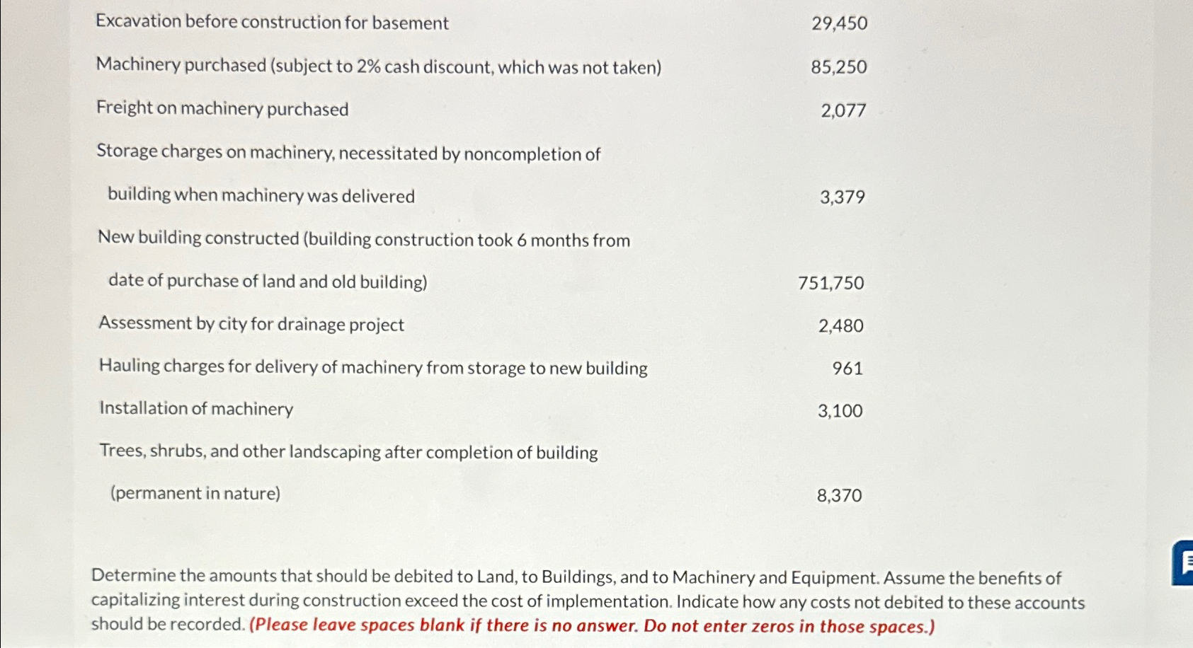 Solved Excavation before construction for | Chegg.com