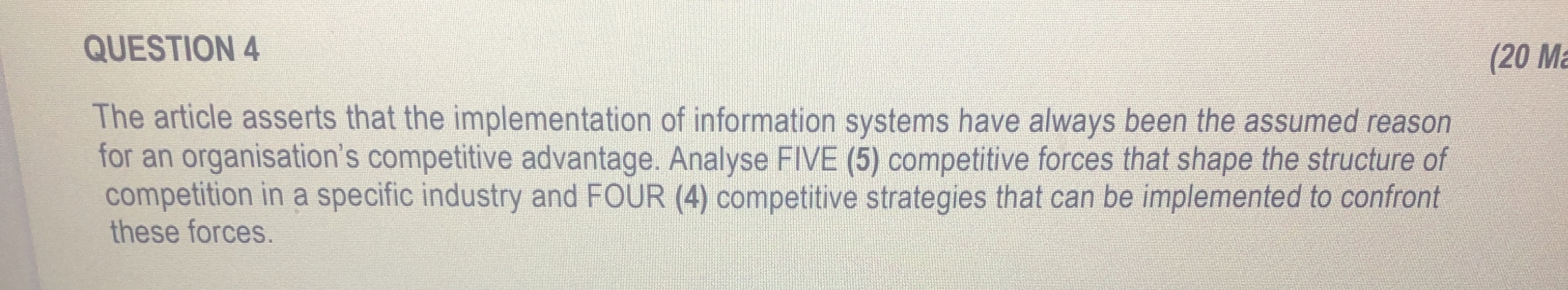 Solved QUESTION 4The article asserts that the implementation | Chegg.com