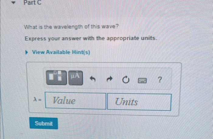 Solved Consider the wave shown in Figure History graph at | Chegg.com