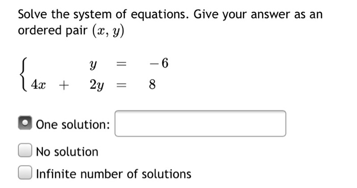 Solved Solve the system with the addition method: - 2x + - | Chegg.com