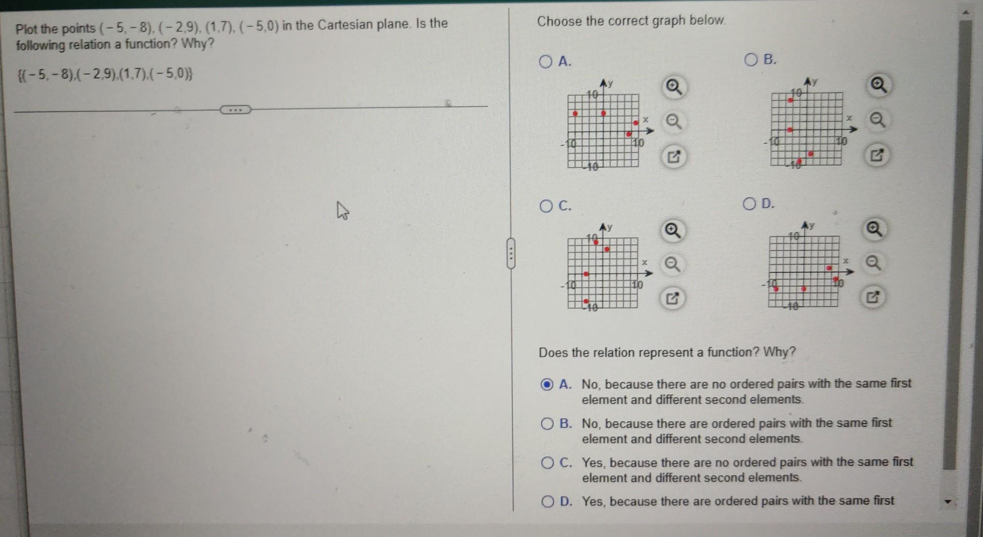 LOCATE THE POINTS 5 0 0 5 2 5 AND 5 2 IN THE CARTESIAN PLANE visual data 7