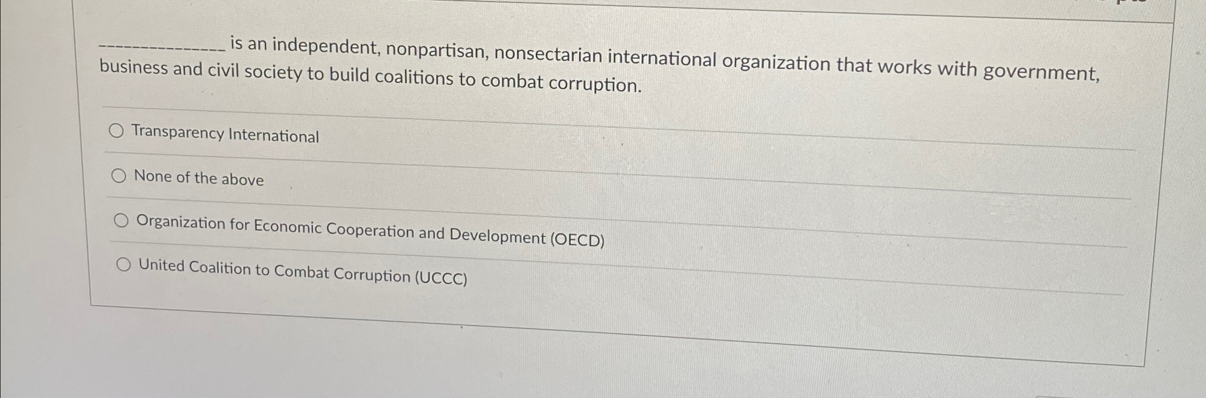 Solved q, ﻿is an independent, nonpartisan, nonsectarian | Chegg.com