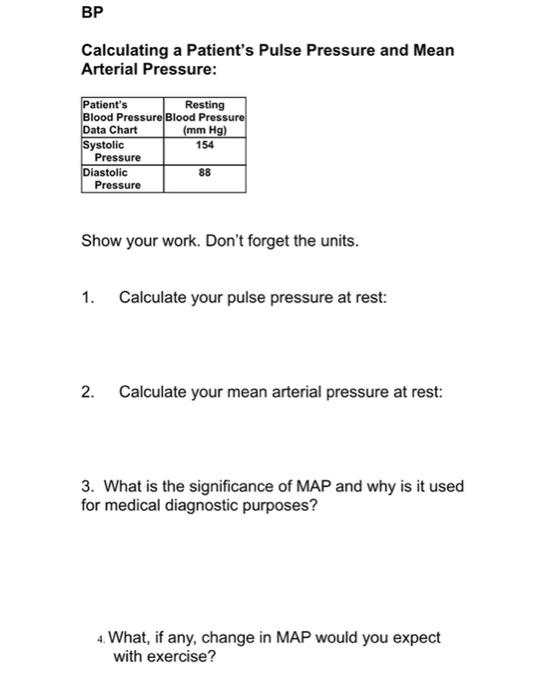 Calculating blood store pressure