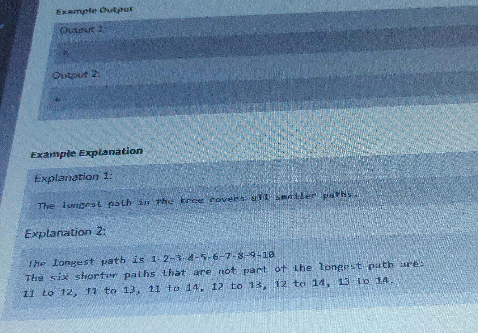 Example Output Out Output 2: Example Explanation | Chegg.com
