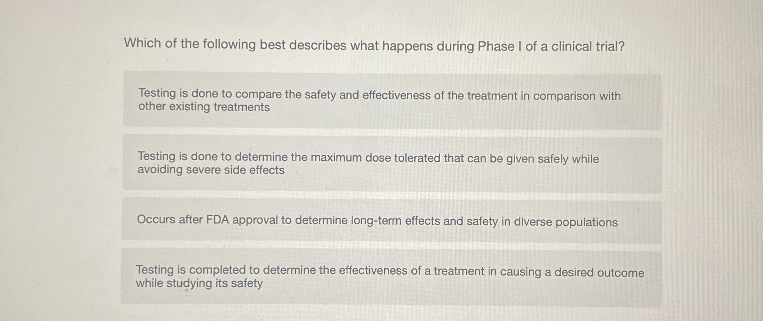 Solved Which of the following best describes what happens | Chegg.com