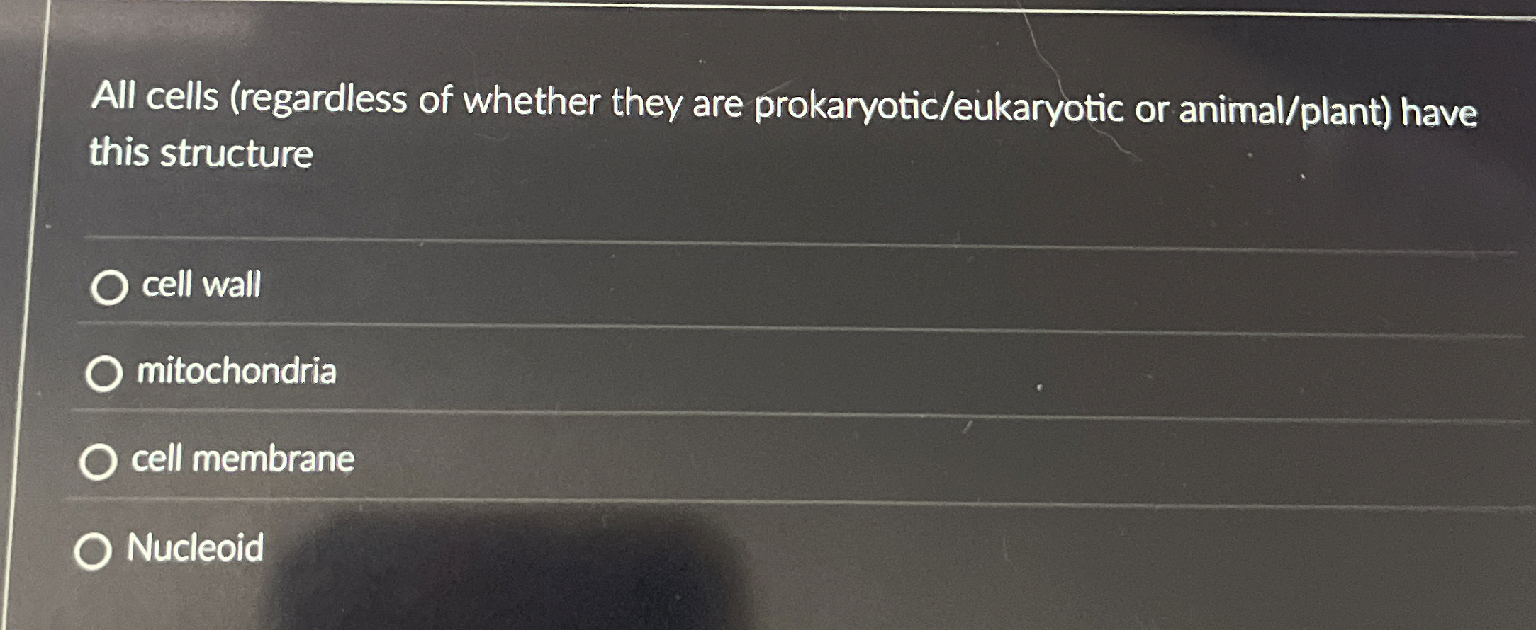 Solved All cells (regardless of whether they are