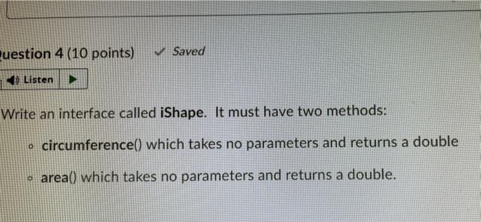 Solved Question 6 (15 points) Saved Listen Write a | Chegg.com