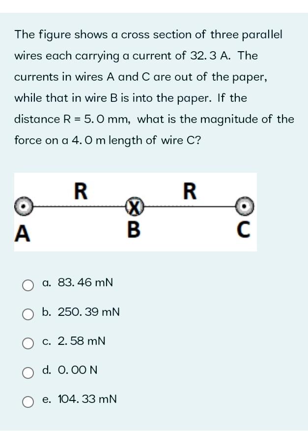 Solved The figure shows a cross section of three parallel | Chegg.com