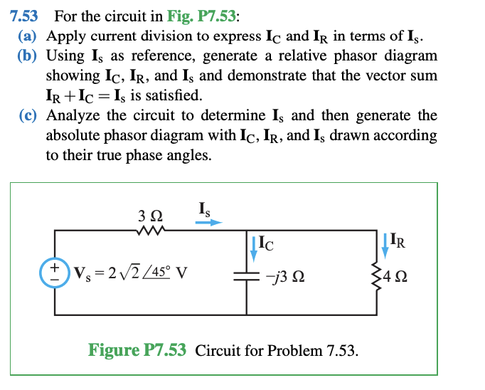 Solved 7.53 ﻿For the circuit in ﻿Fig. P7.53:(a) ﻿Apply | Chegg.com