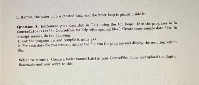 Solved SSCI 201 - Computer Science 1 Lab Assignment 4: | Chegg.com