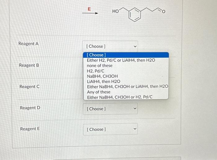 Solved H2,Pd/C Which reagent can be used to convert the | Chegg.com