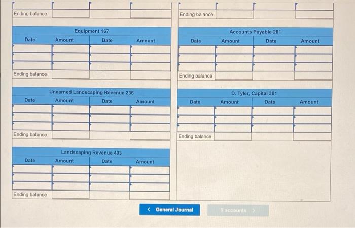 The General Ledger of Clients