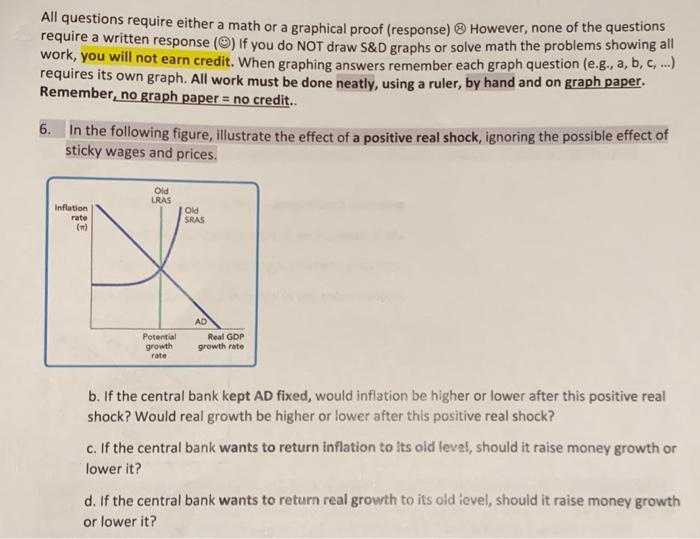 Solved All questions require either a math or a graphical | Chegg.com