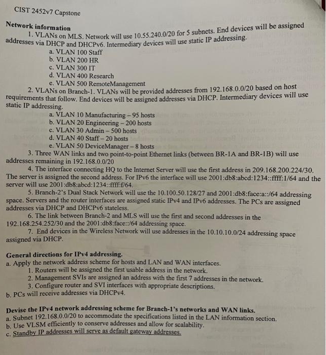 Solved Computer Science fast fast pls plsCIST 2452v7 | Chegg.com
